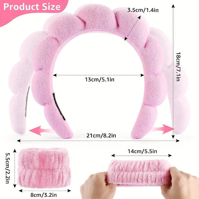 Terry Cloth Headband - Pink