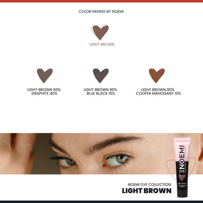 Noemi Dye Light Brown Color Mixes