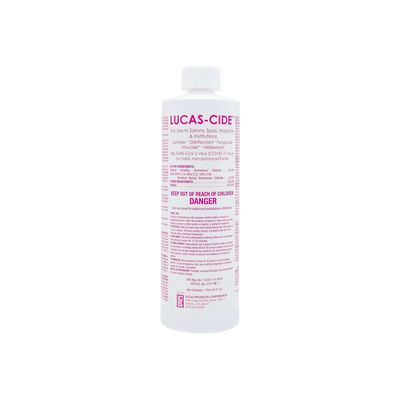 LUCAS - CIDE® Concentrate Disinfectant – Pink 16 oz - Edge Beauty Pro ™️