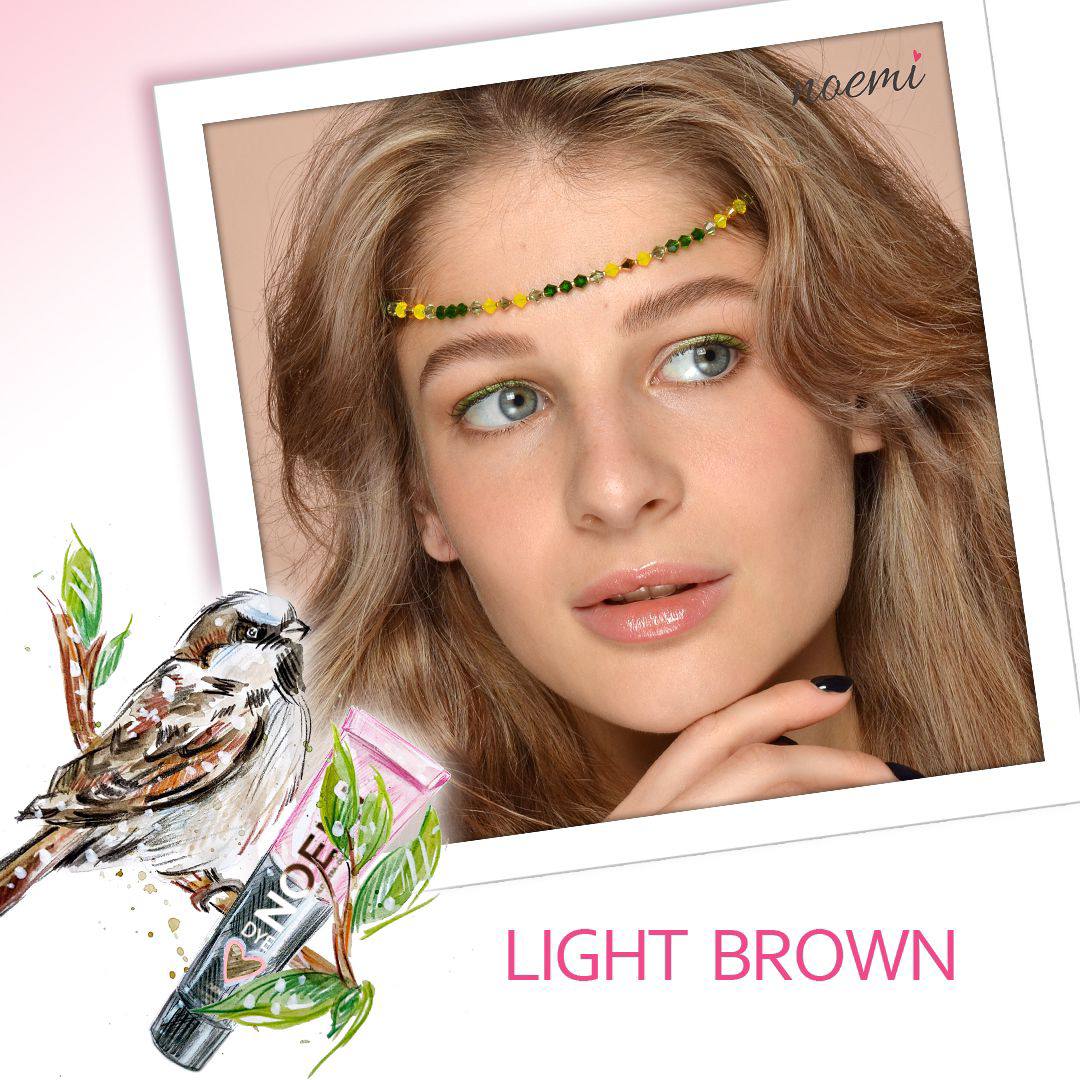 Noemi Hybrid Dye – Light Brown | Natural, Soft Tint for Brows & Lashes