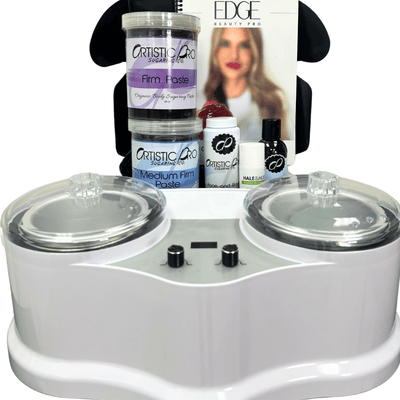 Organic Sugar Kit: Essentials Starter Kit & Double Warmer - Edge Beauty Pro ™️