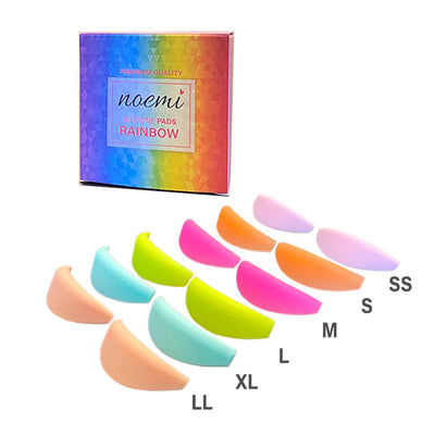 Noemi Silicone Pads - Rainbow (Mixed 6 pairs)