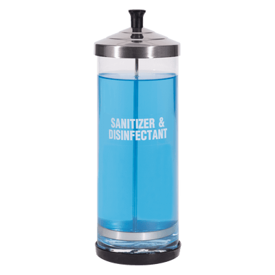 Scalpmaster Glass Sanitizing Jar – 39 oz - Edge Beauty Pro ™️