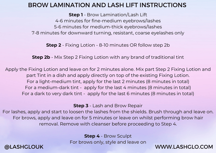 Lash Glo | 20 MINUTE Brow Lamination and Lash Lift – Edge Beauty 